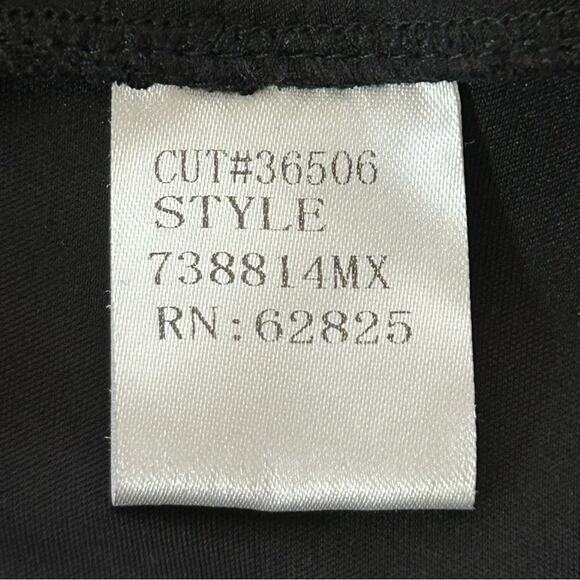 Tadashi Shoji Bandage Mesh Ruched Cocktail Dress Size S Black Asymmetrical Neck - Picture 14 of 16